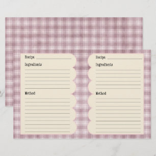 kookrecepten briefpapier