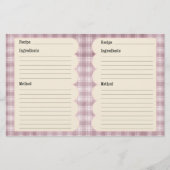 kookrecepten briefpapier (Voorkant)