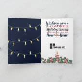 Kookrestaurant met kerstavond feestdagen kaart (Binnen)