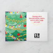 Kookrestaurant voor kerstboomkokken feestdagen kaart (Binnen)