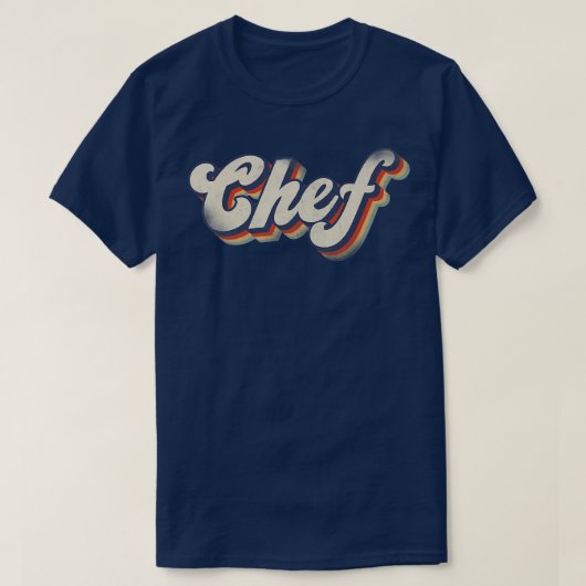 kookretro  keukenchef 142 t-shirt (Design voorkant)