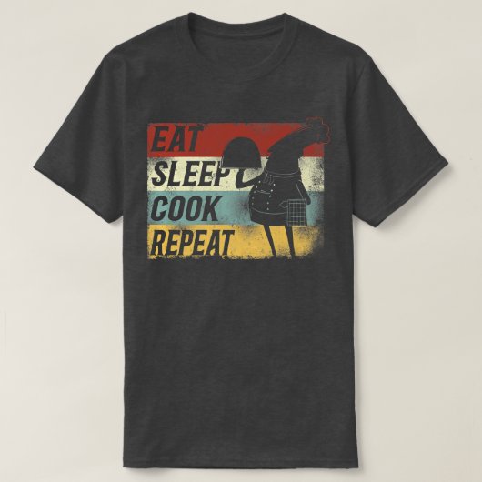 kookretro  keukenchef 143 t-shirt (Design voorkant)