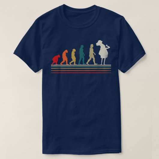 kookretro  keukenchef 144 t-shirt (Design voorkant)