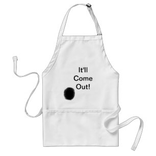 Kooks Apron het komt wel uit! Standaard Schort