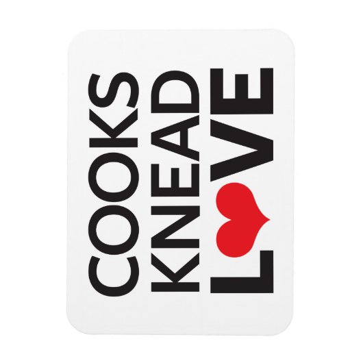 Kooks Knead Love Magneet (Verticaal)