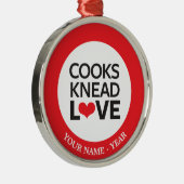 Kooks Knead Love Metalen Ornament (Rechts)