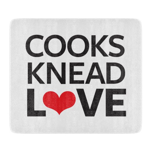 Kooks Knead Love Snijplank (Voorkant)