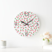 kooksenpatroon met schattige hand grote klok (Huis)