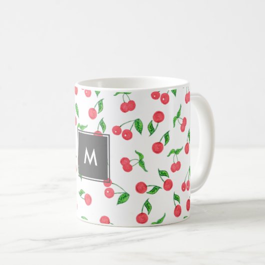 kooksenpatroon met schattige hand koffiemok (Voorkant rechts)