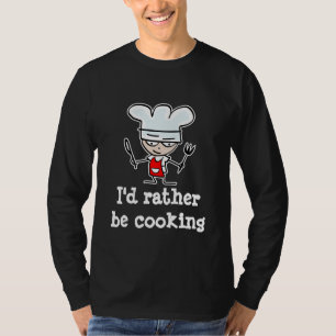 Kookshirt voor mannen met grappige quote t-shirt