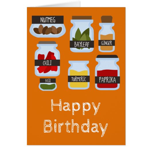 Kookstijl met kleurrijke kruiden (Voorkant)