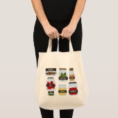 Kookstijl met kleurrijke kruiden tote bag (Voorkant (product))