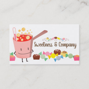 Kooksuiker, snoep, suikerbolletjes, visitekaartje