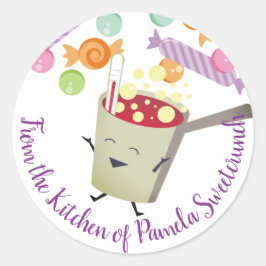 Kooksuiker snoep uit de keuken van sticker