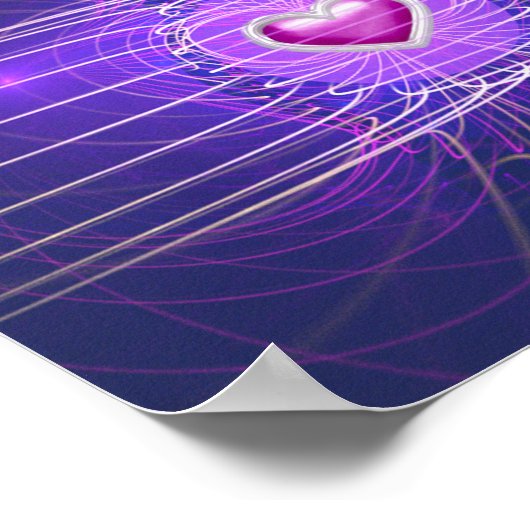 Kookt hart (10x8) poster (Hoek)