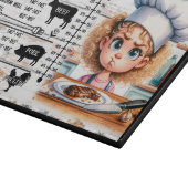 Kooktemperatuur Gids voor Vlees – Cute Kid Chef Snijplank (Hoek)
