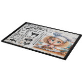Kooktemperatuur Gids voor Vlees – Cute Kid Chef Snijplank (Hoek)