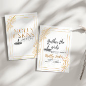 Kookthema Bachelorette feestuitnodiging Kaart