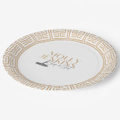 Kookthema vrijgezellenfeest papieren bordje (Gekanteld)