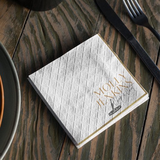 Kookthema vrijgezellenfeest servetten