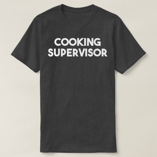 Kooktoezichthouder T-shirt (Design voorkant)