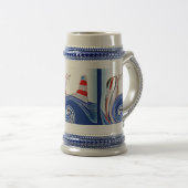 Kookvliegtuig vuurtoren bierpul (Voorkant rechts)