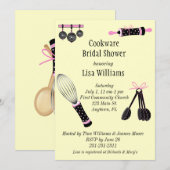 Kookware Bridal Shower Invitation Kaart (Voorkant / Achterkant)