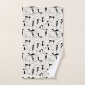 Kooky Black Cats Bad Handdoek (Handdoek)