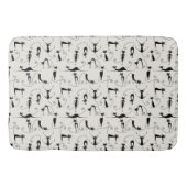 Kooky Black Cats Badmat (Voorkant)