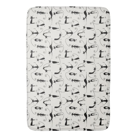 Kooky Black Cats Badmat (Voorkant Verticaal)