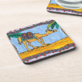 Kooky Camel Cork Onderzetter Set (Linkerzijde)