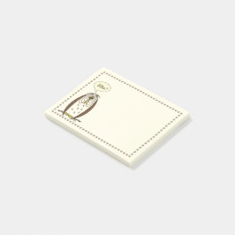 Kooky Cartoon Owl Heart Lijst Post-it® Notes