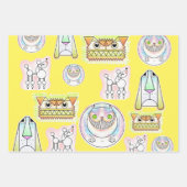 Kooky Cats and Odd Dogs Wrapping Paper Sheet Set (Voorkant 2)