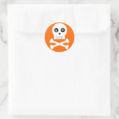 Kooky Googley Eyed Skull Halloween Sticker (Tas)