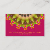 Kooky Kaleidoscope Visitekaartje (Achterkant)