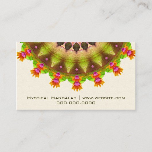 Kooky Kaleidoscope Visitekaartje (Voorkant)