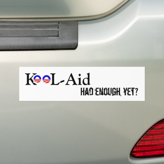Kool-Aid Bumpersticker (Op auto)