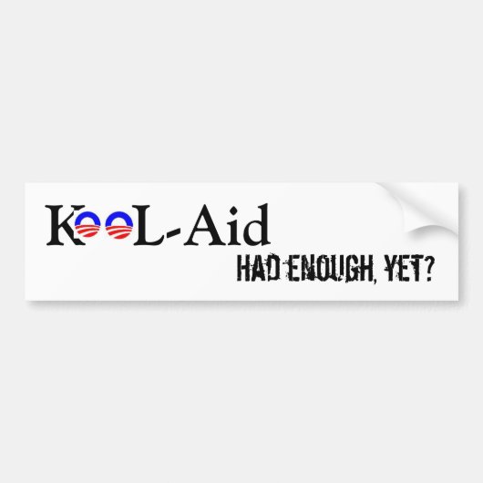 Kool-Aid Bumpersticker (Voorkant)