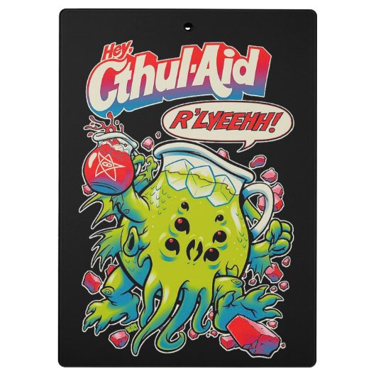 Kool Aid, Kool-aid Cult Geïnspireerd ventilator Klembord (Achterkant)