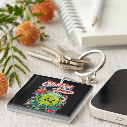 Kool Aid, Kool-aid Cult Geïnspireerd ventilator Sleutelhanger (Voorkant Rechts)