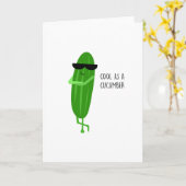 KOOL ALS KUCUMMER KAART (Gele Bloem)