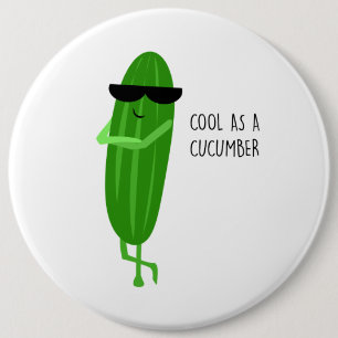 KOOL ALS KUCUMMER RONDE BUTTON 6,0 CM