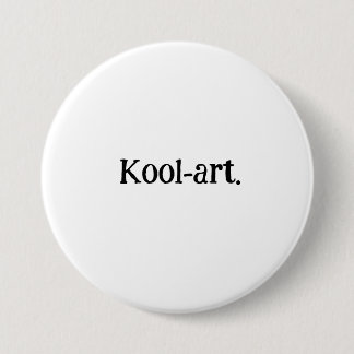 kool-art. Speld voor rugzak. Ronde Button 7,6 Cm