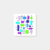 Kool atoomrechthoeken post-it® notes (Voorkant)