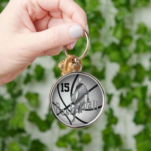 Kool Basketball Sleutelhangers Aangepast NUMMER (Hand)