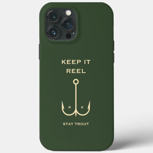 KOOL BEWAREN IT REEL VIST VADERDAG STAY TROUW Case-Mate iPhone CASE (Achterkant)