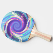 Kool Blue Fire Ping Pong Paddle Tafeltennisbatje (Zijkant)