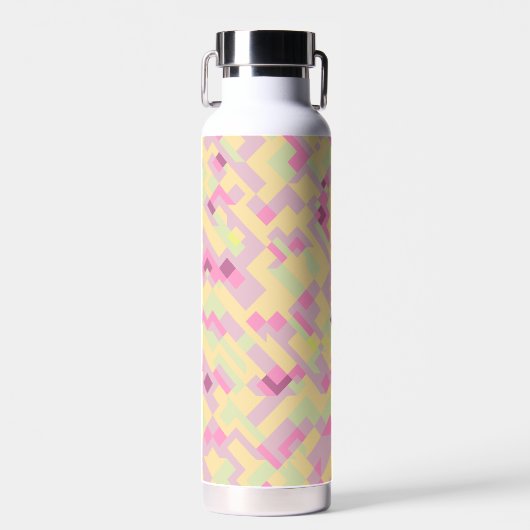Kool Boho Abstract Waterfles (Voorkant)
