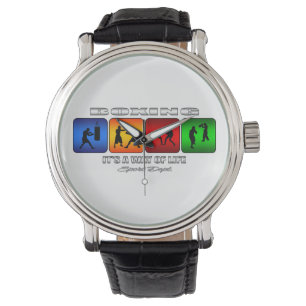 Kool Boxing is een manier van leven Horloge