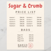 Kool Branding-Klaar Bakkerijmenu  Flyer (Voorkant)
